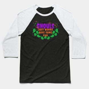 Spectral Shenanigans: Playful Halloween Baseball T-Shirt